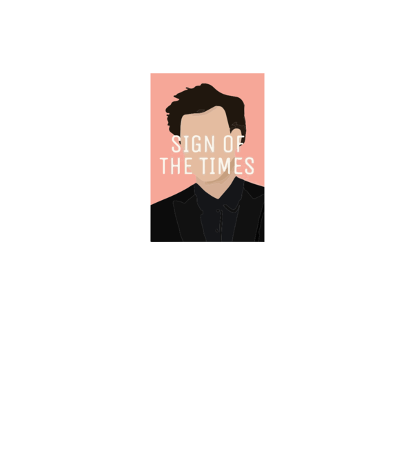 Harry Styles - Sign of The Times minta fehér pólón