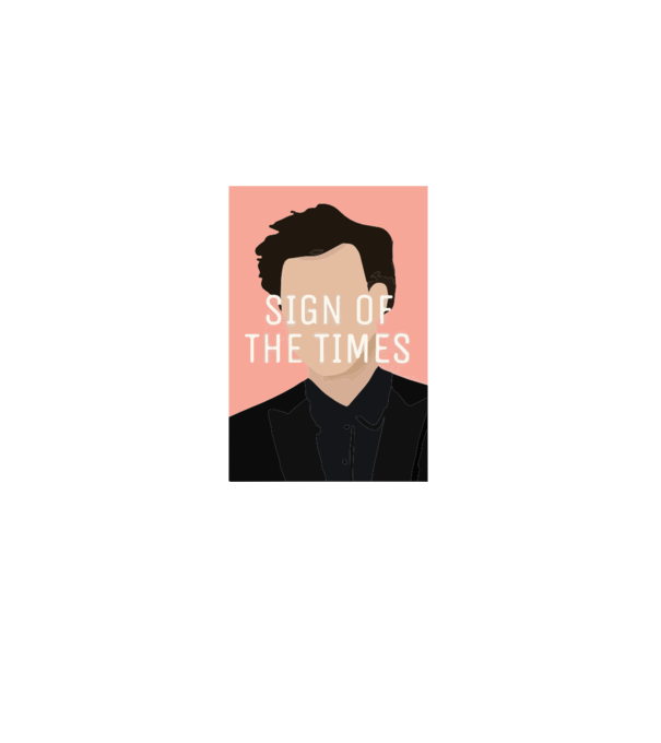 Harry Styles - Sign of The Times minta világos rózsaszín pólón