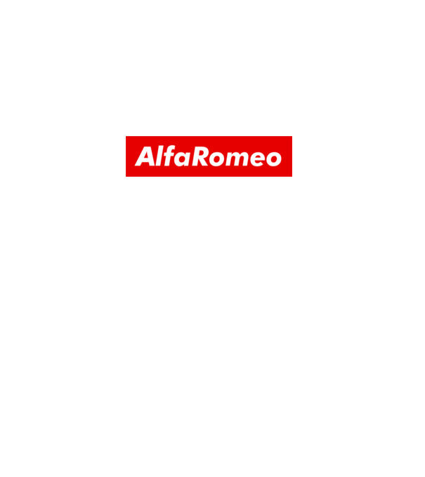 Alfa Romeo like supreme minta fehér pólón