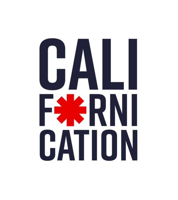 CALIFORNICATION - RHCP minta fehér pólón
