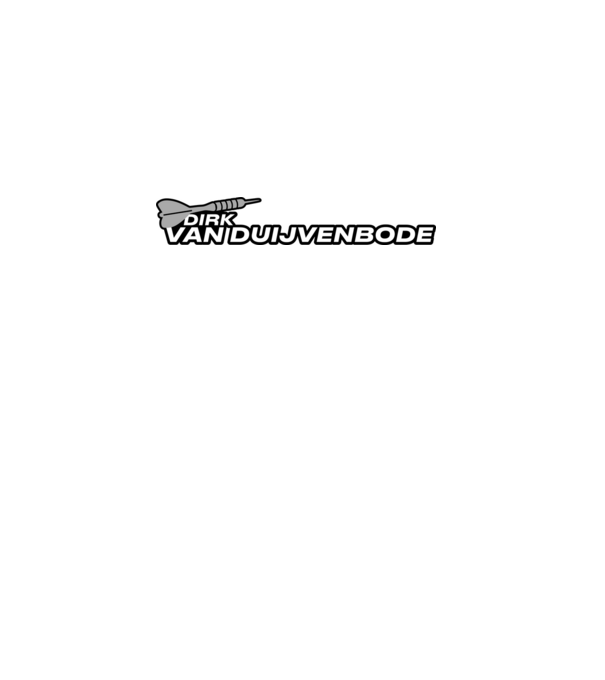 Dirk van Duijvenbode - profi darts játékos minta piros pólón
