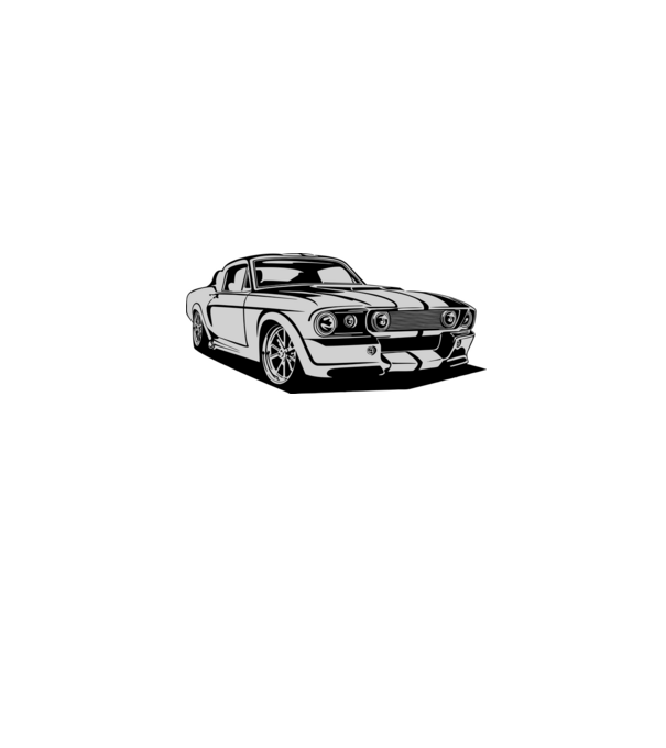 1967 Ford Mustang Shelby GT500 - Eleanor minta fehér pólón