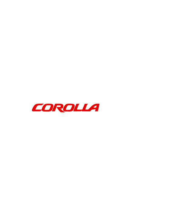 Toyota Corolla MK10 (E150; 2007–2013) (logóval) linecar minta fehér pólón