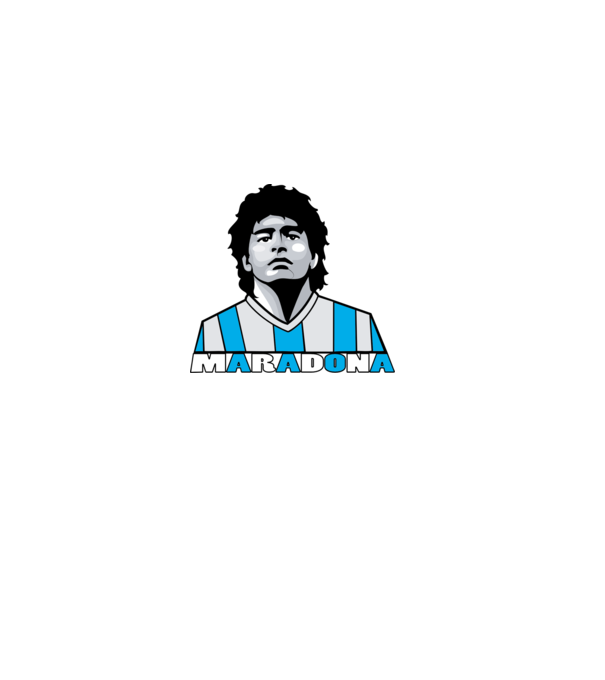 Diego Maradona - Argentína minta világos rózsaszín pólón