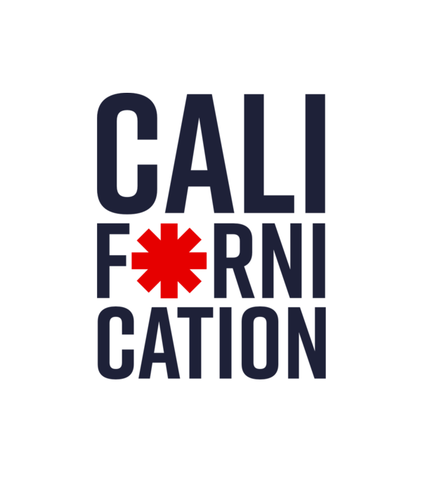 CALIFORNICATION - RHCP minta fehér pólón