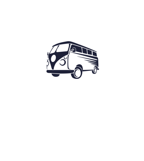 VW Bus minta szürke pólón