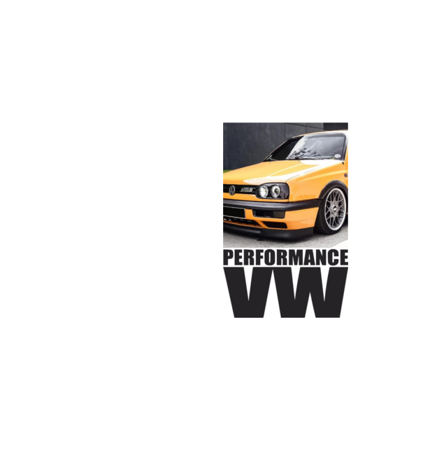 PERFORMANCE VW (GOLF 3 VR6) minta neonsárga pólón