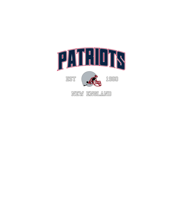 New England Patriots - retro logo minta fehér pólón