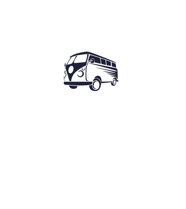 VW Bus minta szürke pólón