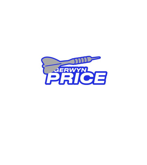Gerwin Price - profi darts játékos minta fekete pólón