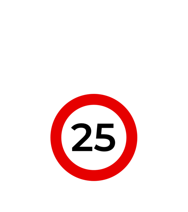25 - korhatár - szülinap minta fehér pólón