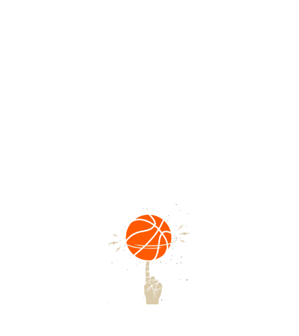 baketball - kosárlabda minta fehér pólón