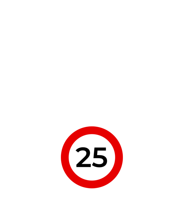 25 - korhatár - szülinap minta világos rózsaszín pólón
