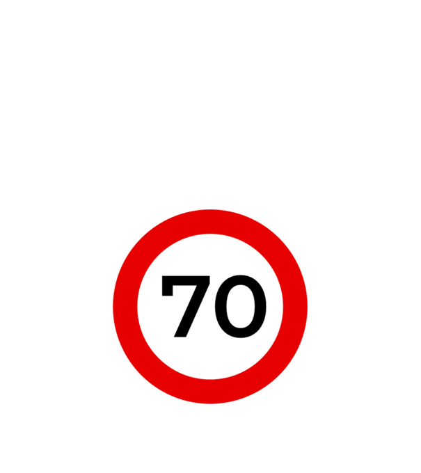 70 - korhatár - szülinap minta fehér pólón