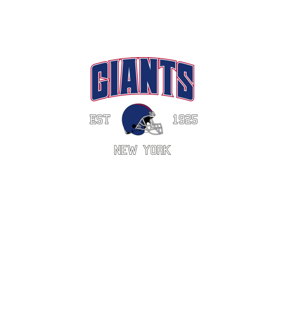 New York Giants - retro logo minta fehér pólón