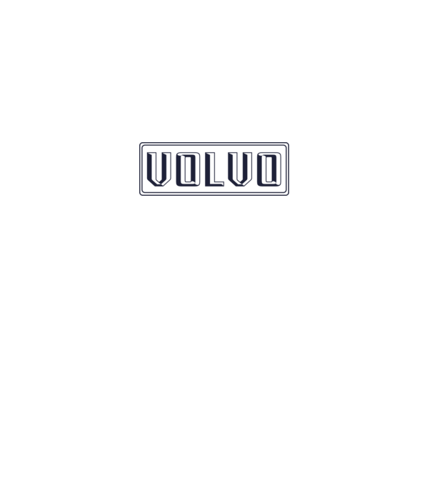 VOLVO retro logo minta szürke pólón