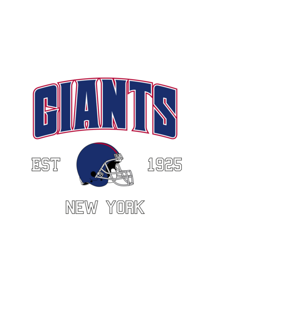 New York Giants - retro logo minta fehér pólón