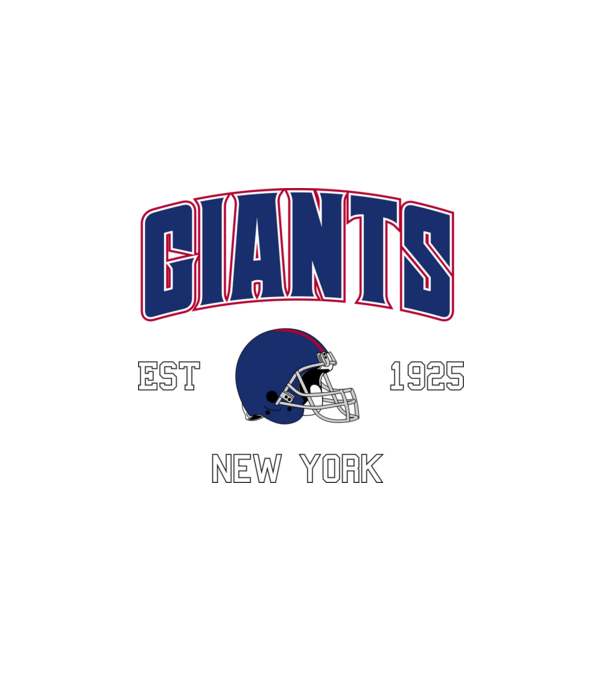 New York Giants - retro logo minta fehér pólón