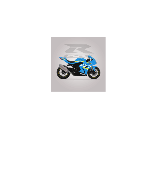 Suzuki GSXR 1000 2017 minta szürke pólón