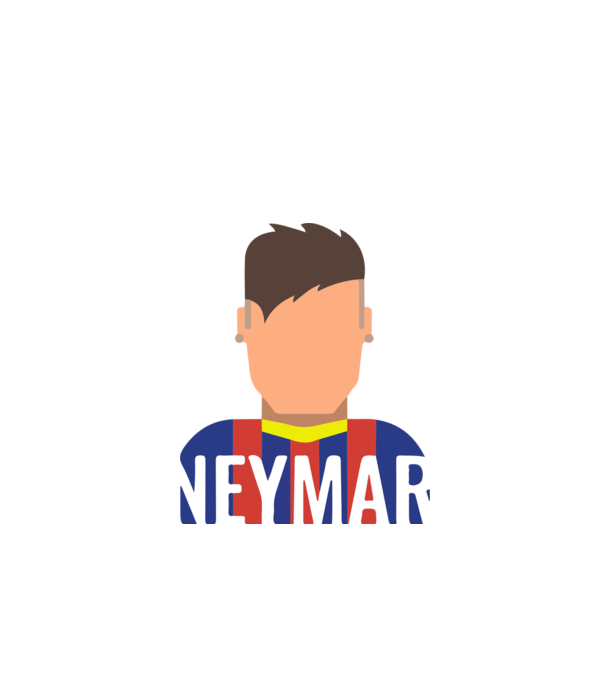 Neymar - FC Barcelona minta fehér pólón
