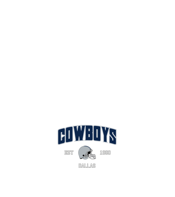 Dallas Cowboys - retro logo minta világos rózsaszín pólón