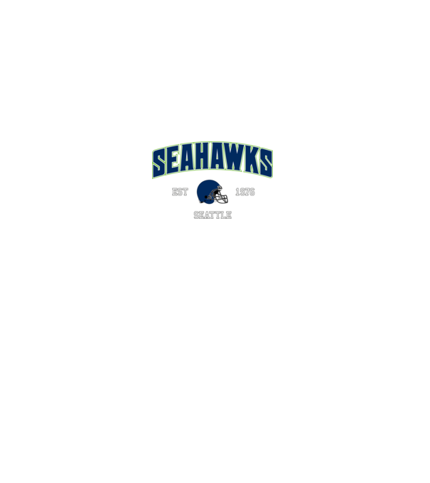 Seattle Seahawks - retro logo minta szürke pólón