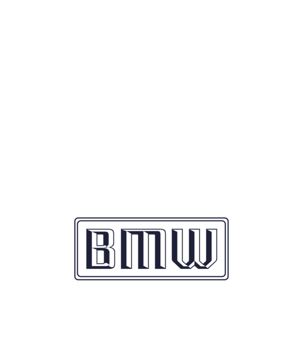 BMW retro logo minta fehér pólón