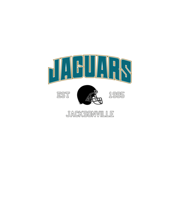 Jacksonville Jaguars - retro logo minta szürke pólón