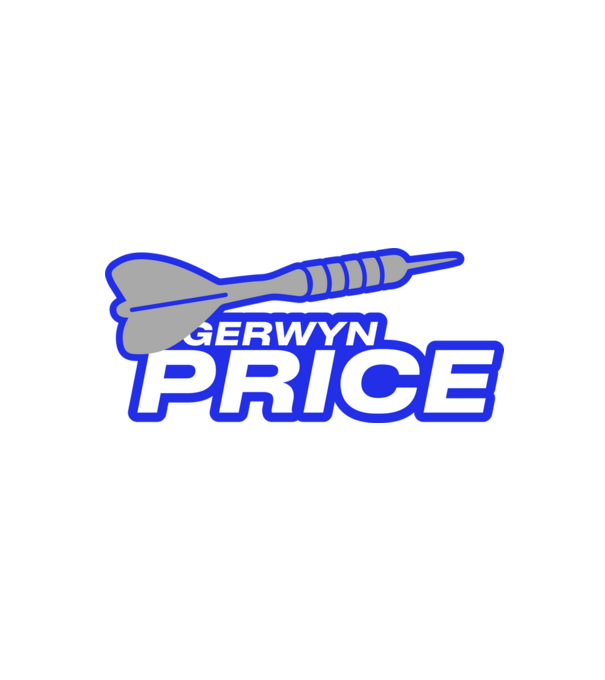 Gerwin Price - profi darts játékos minta fekete pólón