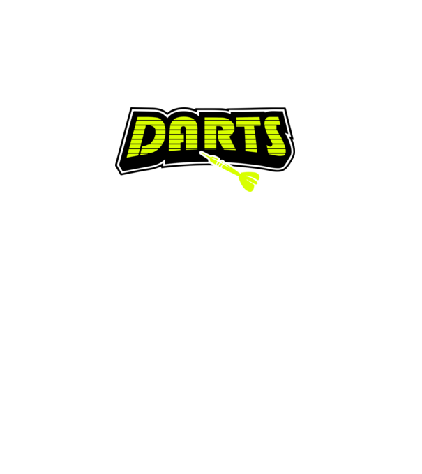 Darts minta szürke pólón