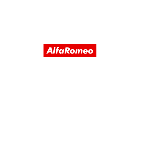 Alfa Romeo like supreme minta fehér pólón