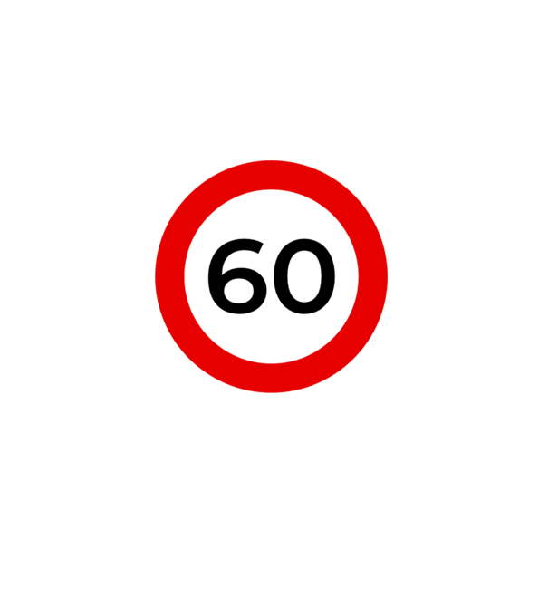 60 - korhatár - szülinap minta fehér/piros pólón