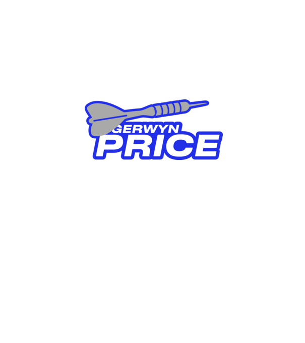 Gerwin Price - profi darts játékos minta farmerkék pólón