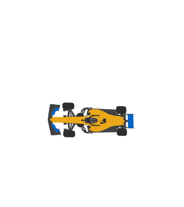 formula1  mclaren versenyautó minta fehér pólón
