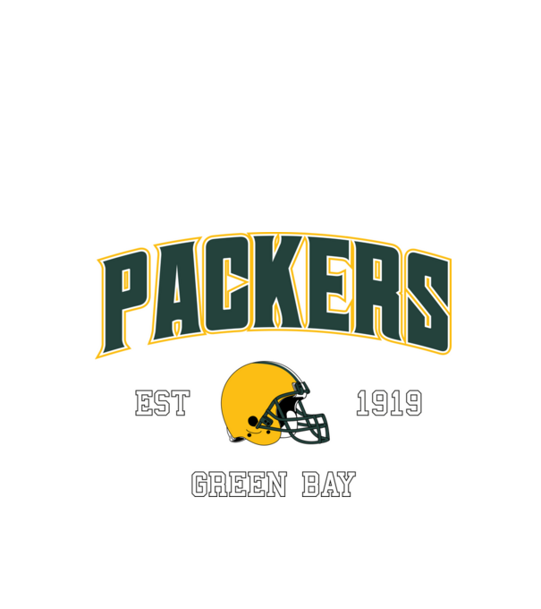 Green Bay Packers - retro logo minta almazöld pólón