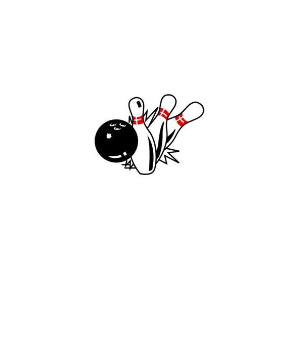 bowling minta szürke pólón