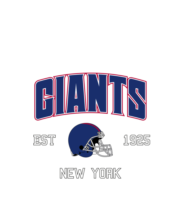 New York Giants - retro logo minta fehér pólón