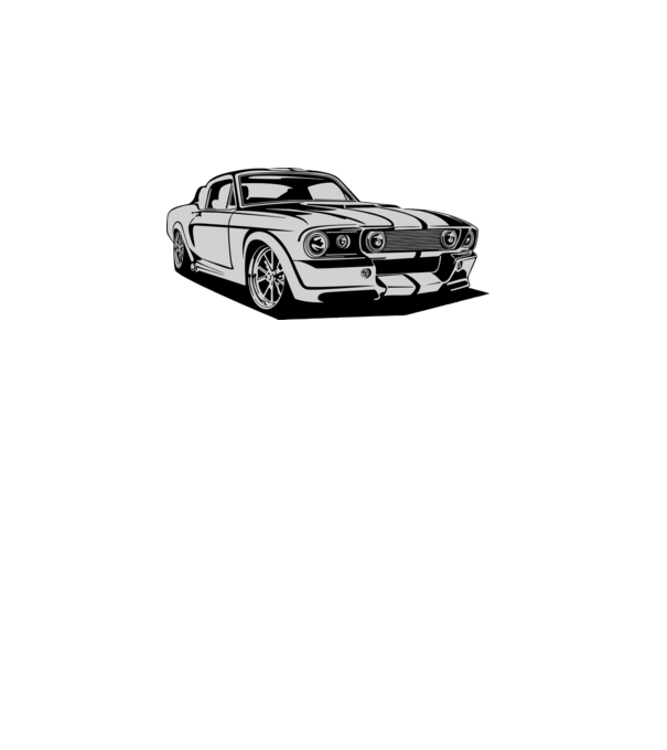 1967 Ford Mustang Shelby GT500 - Eleanor minta fehér pólón