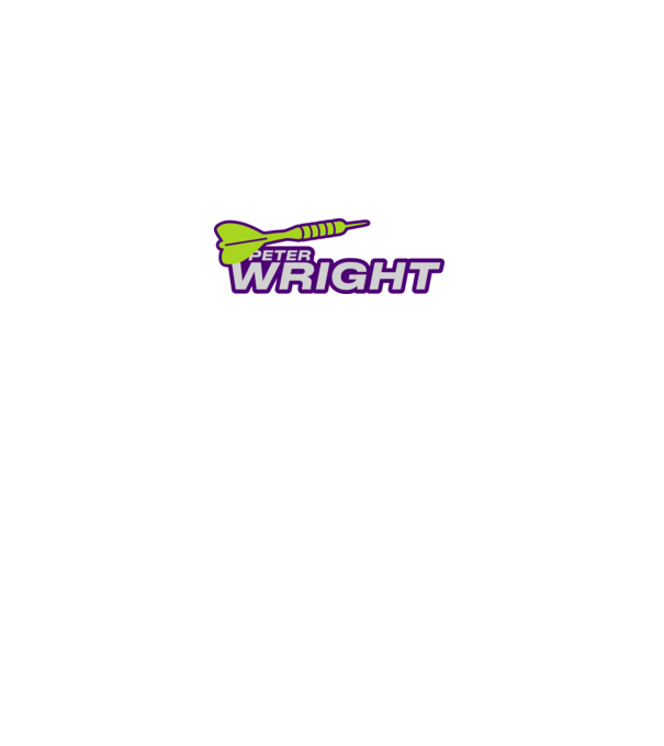 Peter Wright - profi darts játékos minta fekete pólón