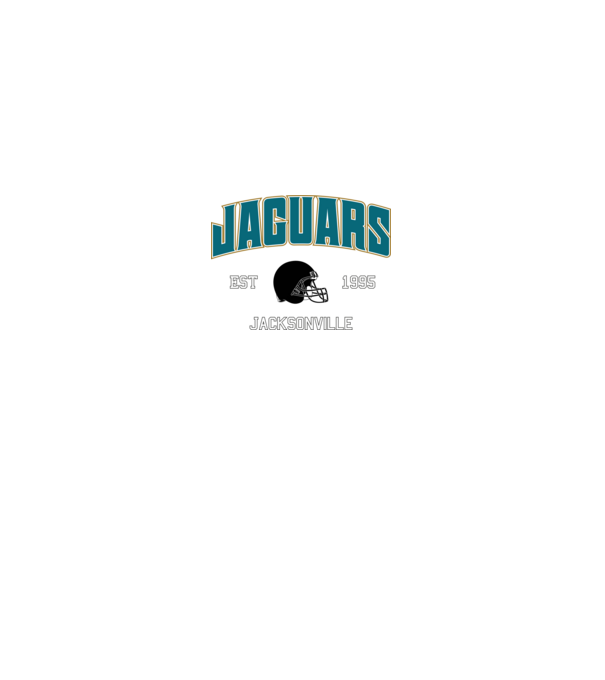 Jacksonville Jaguars - retro logo minta királykék pólón