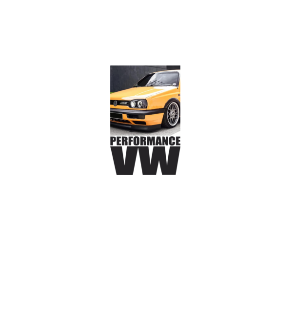 PERFORMANCE VW (GOLF 3 VR6) minta fehér pólón