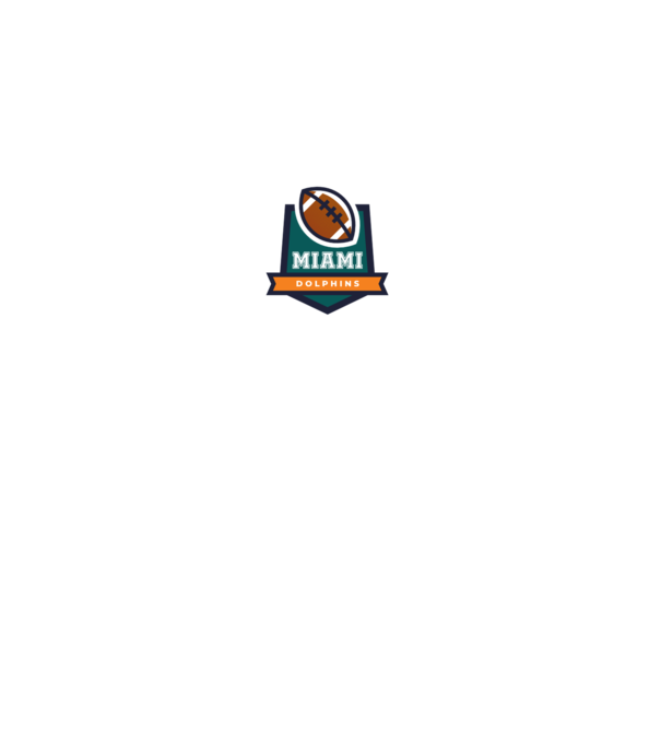 Miami Dolphins minta fehér pólón