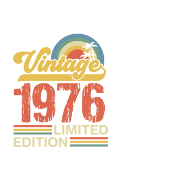 Vintage Years Limited Edition 1976 minta fekete pólón