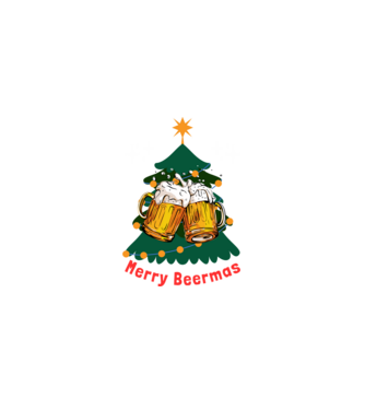 Merry Beermas minta fekete pólón