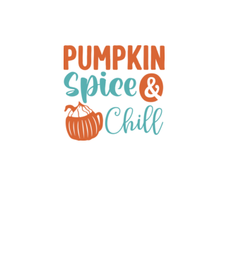 Pumpkin spice  chill minta fekete pólón