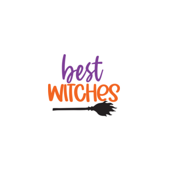 Best Witches  minta fehér pólón