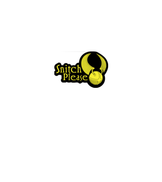 snitch please minta fehér pólón