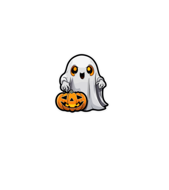 Happy Halloween  minta fekete pólón
