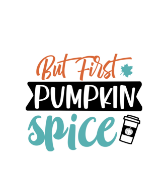 But first pumpkin spice minta fehér pólón