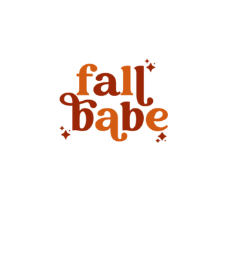 Fall babe minta fehér pólón
